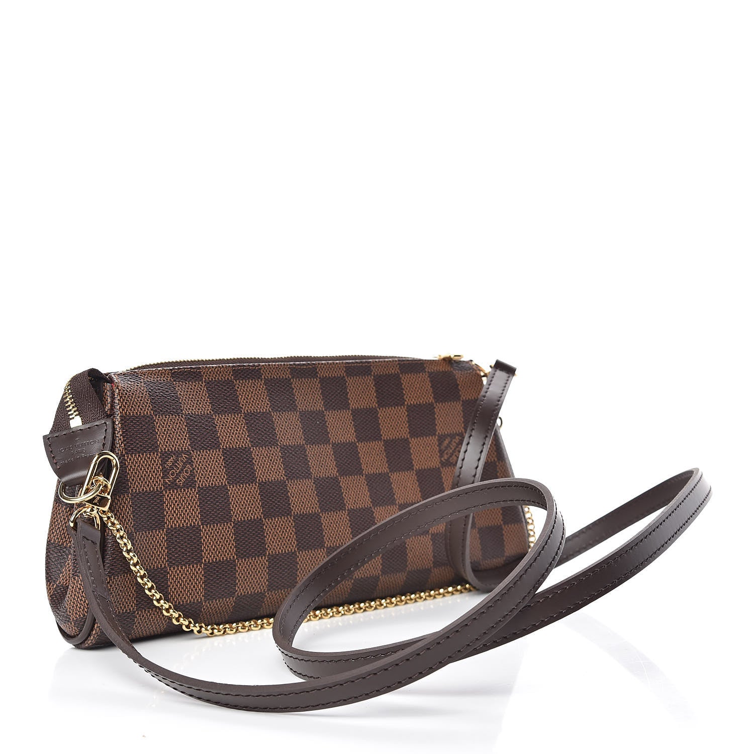 Louis Vuitton Damier Ebene Eva Clutch 3 of 10