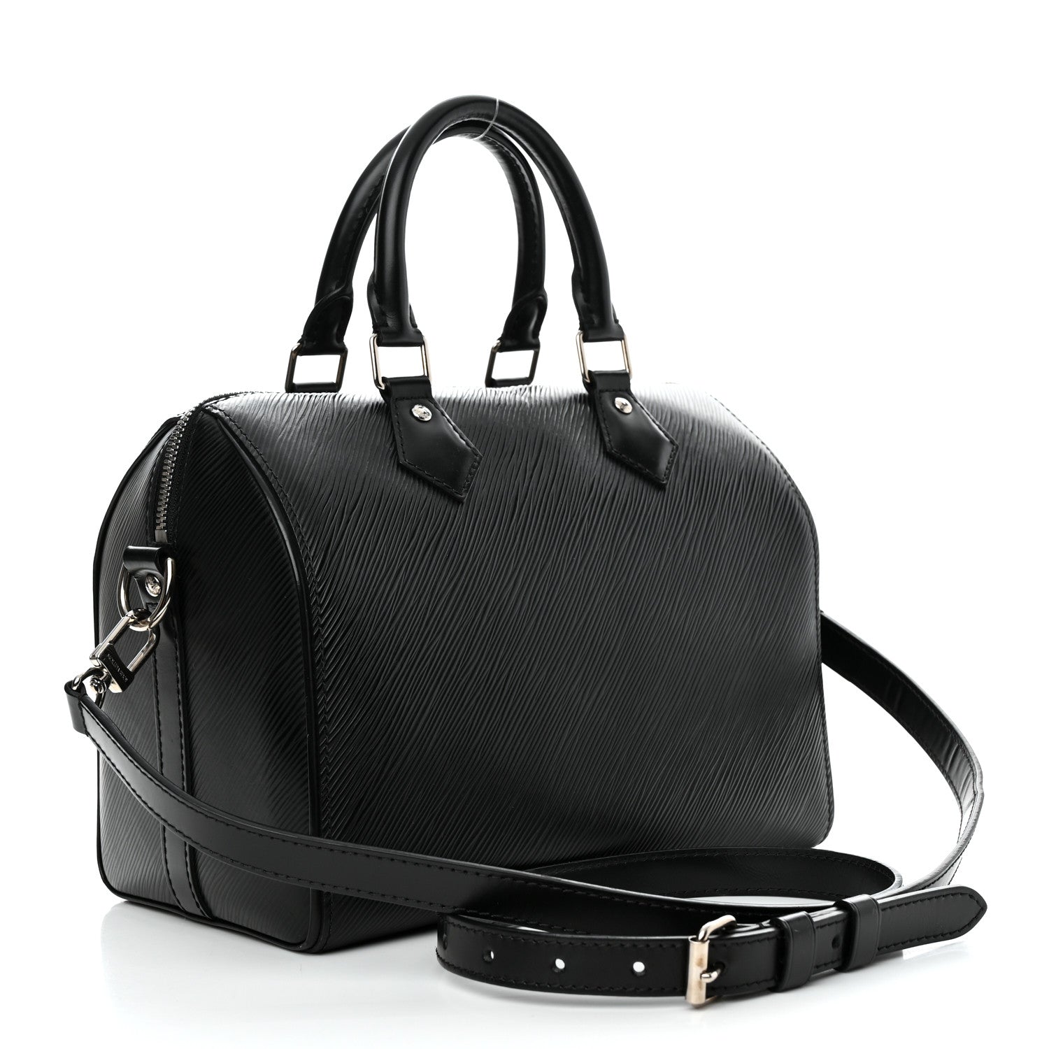 Louis Vuitton Epi Speedy Bandouliere 25 Black 3 of 10