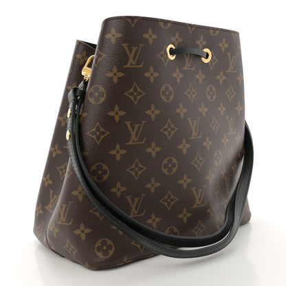 Louis Vuitton Monogram Neonoe MM Black 3 of 9