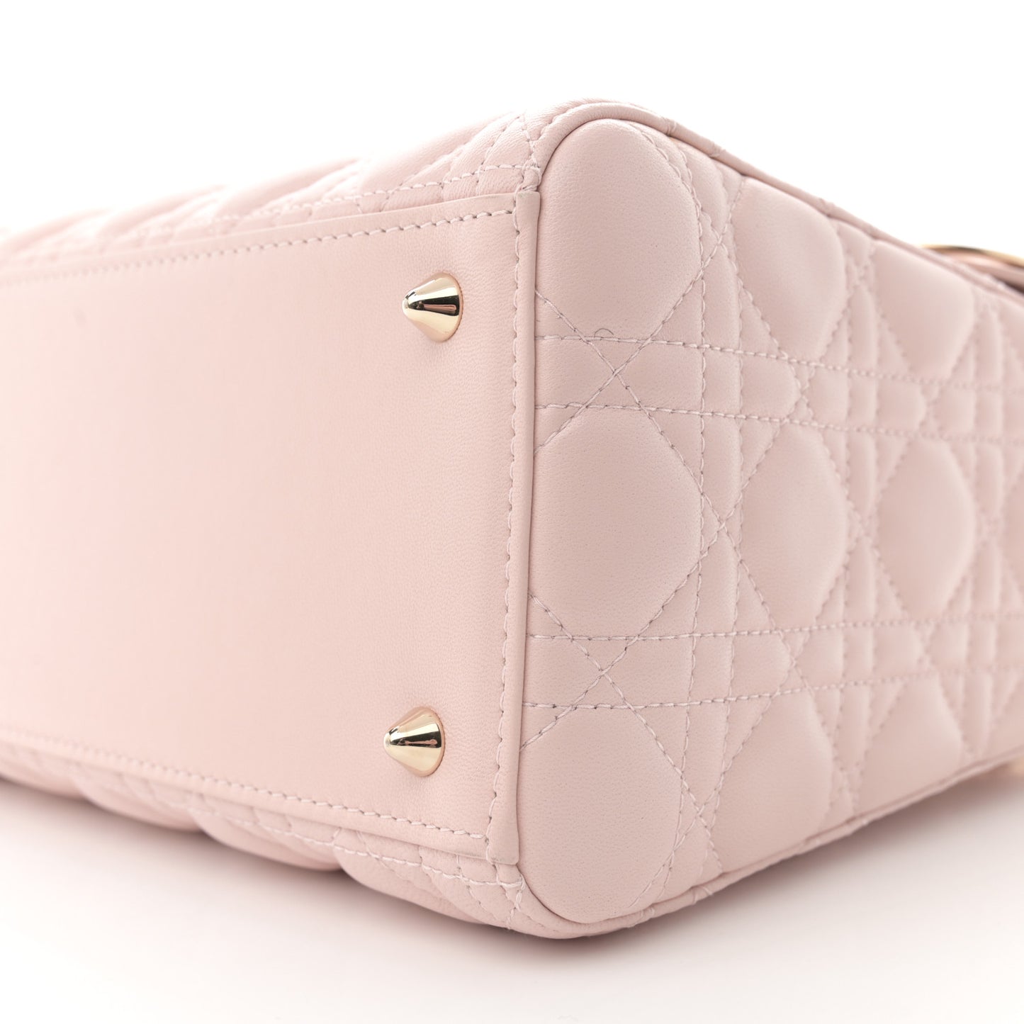 Lambskin Cannage Medium Lady Dior Light Pink