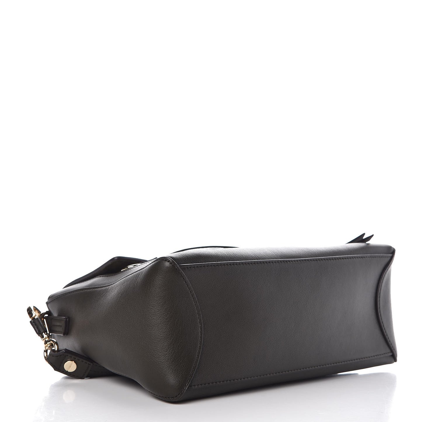 Calfskin Small Faye Day Shoulder Bag Deep Forest