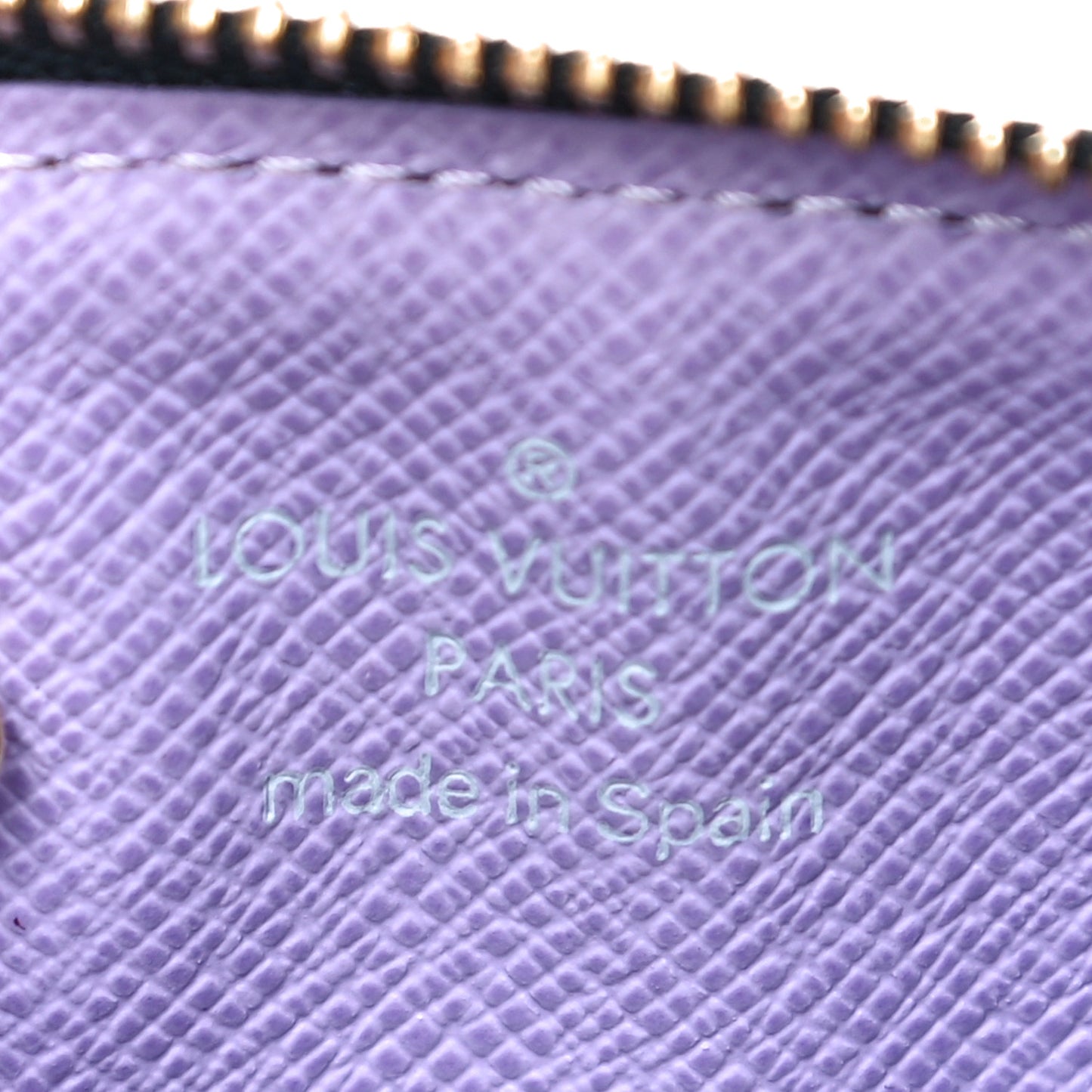 Monogram Multicolor Key Pouch Black Violet
