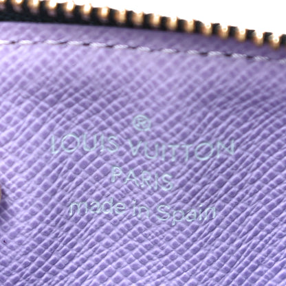 Louis Vuitton Monogram Multicolor Key Pouch Black Violet 6 of 9