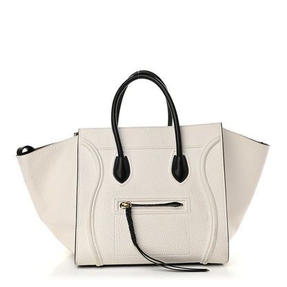 Celine Bullhide Medium Phantom Luggage White 1 of 15