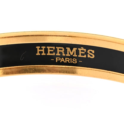 Hermes Enamel Printed Narrow Bracelet 65 4 of 5