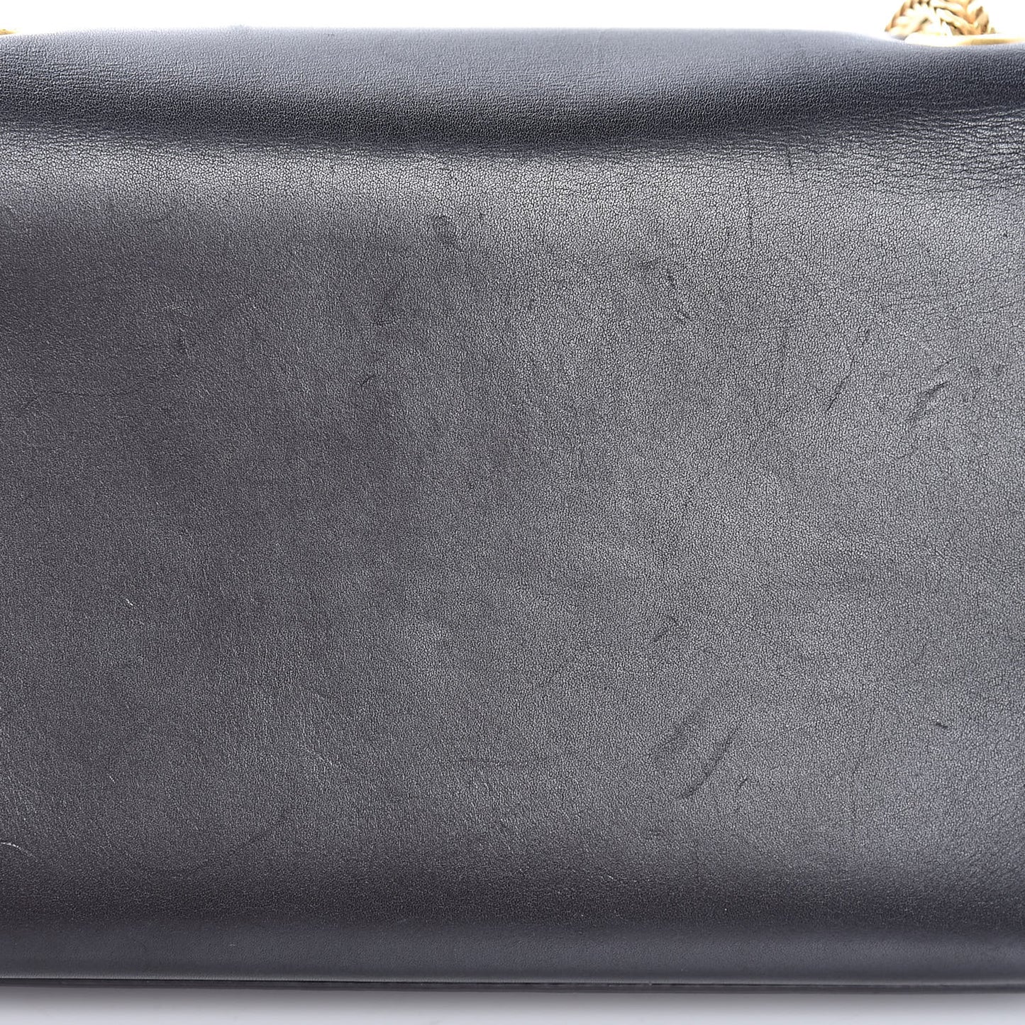 Calfskin Small Classic Monogram Kate Tassel Satchel Black