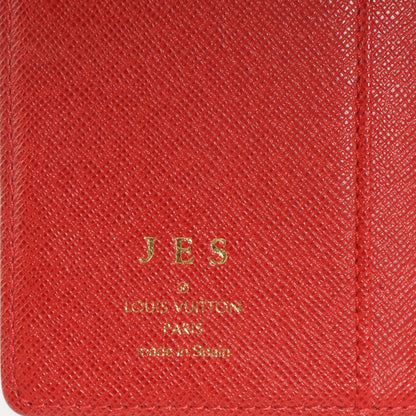 Louis Vuitton Monogram Groom Small Ring Agenda Red 7 of 8
