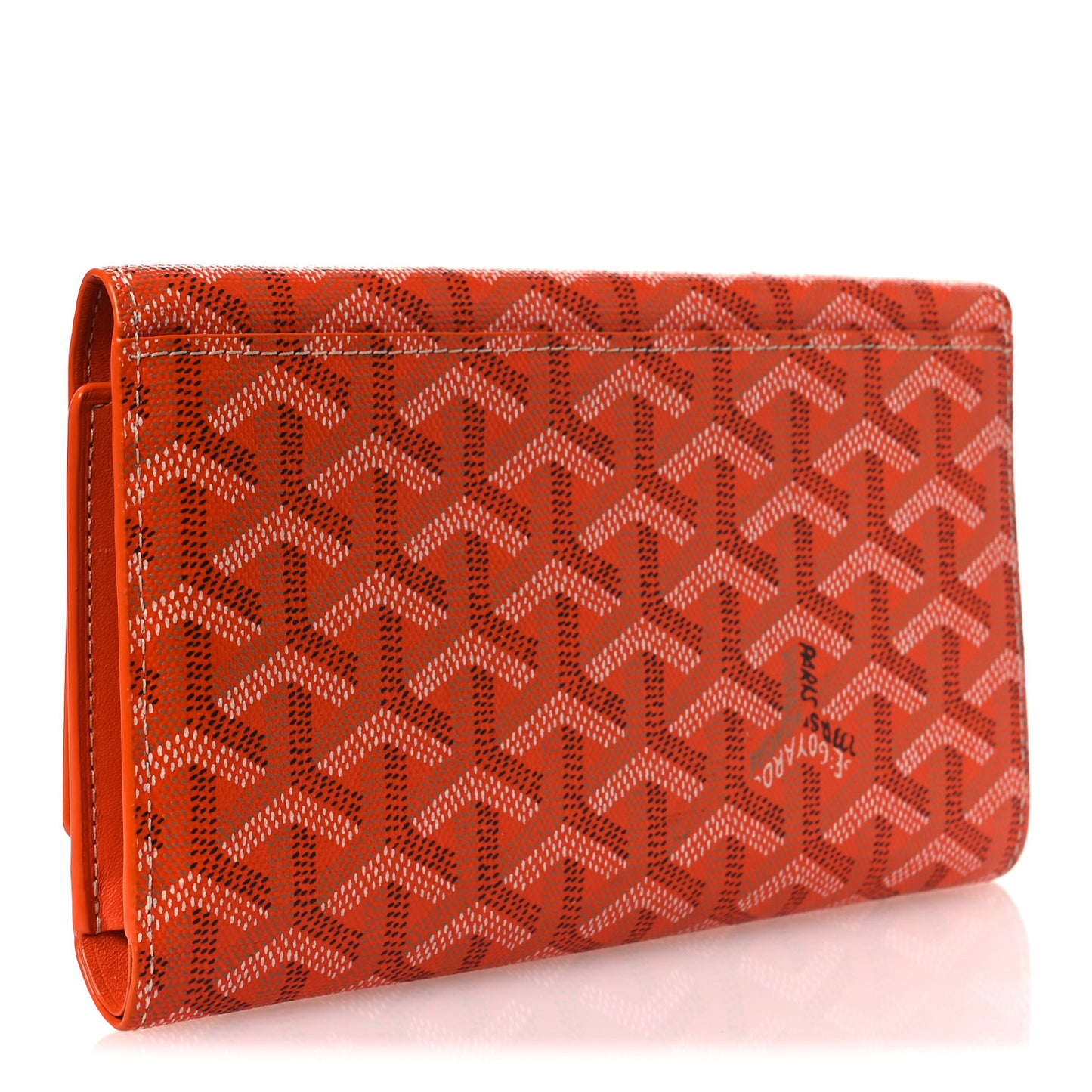 Goyardine Rivoli Wallet Orange