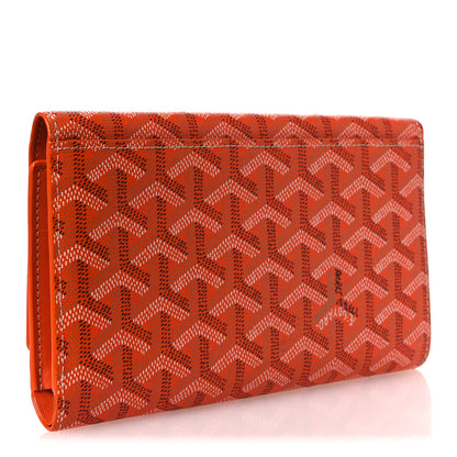 Goyard Goyardine Rivoli Wallet Orange 3 of 8