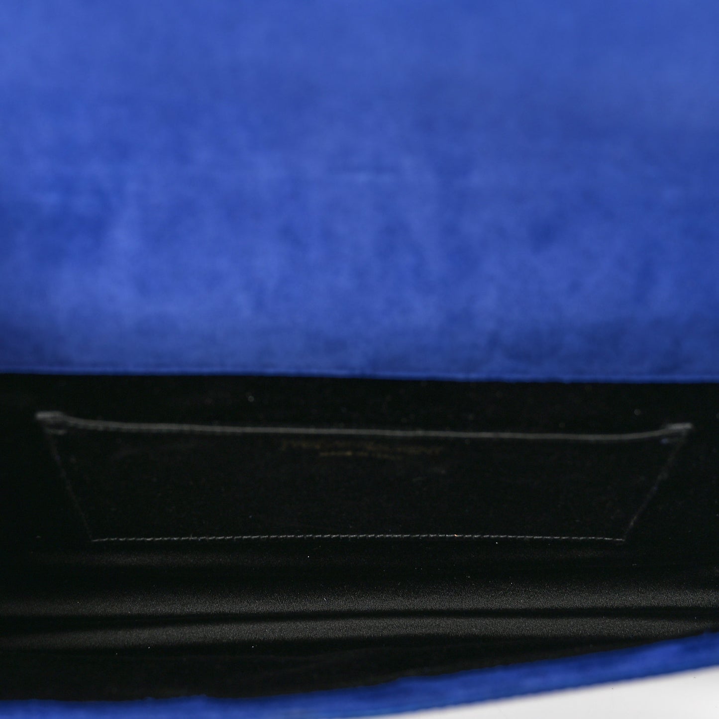 Patent Calfskin Monogram Large Belle De Jour Clutch Royal Blue