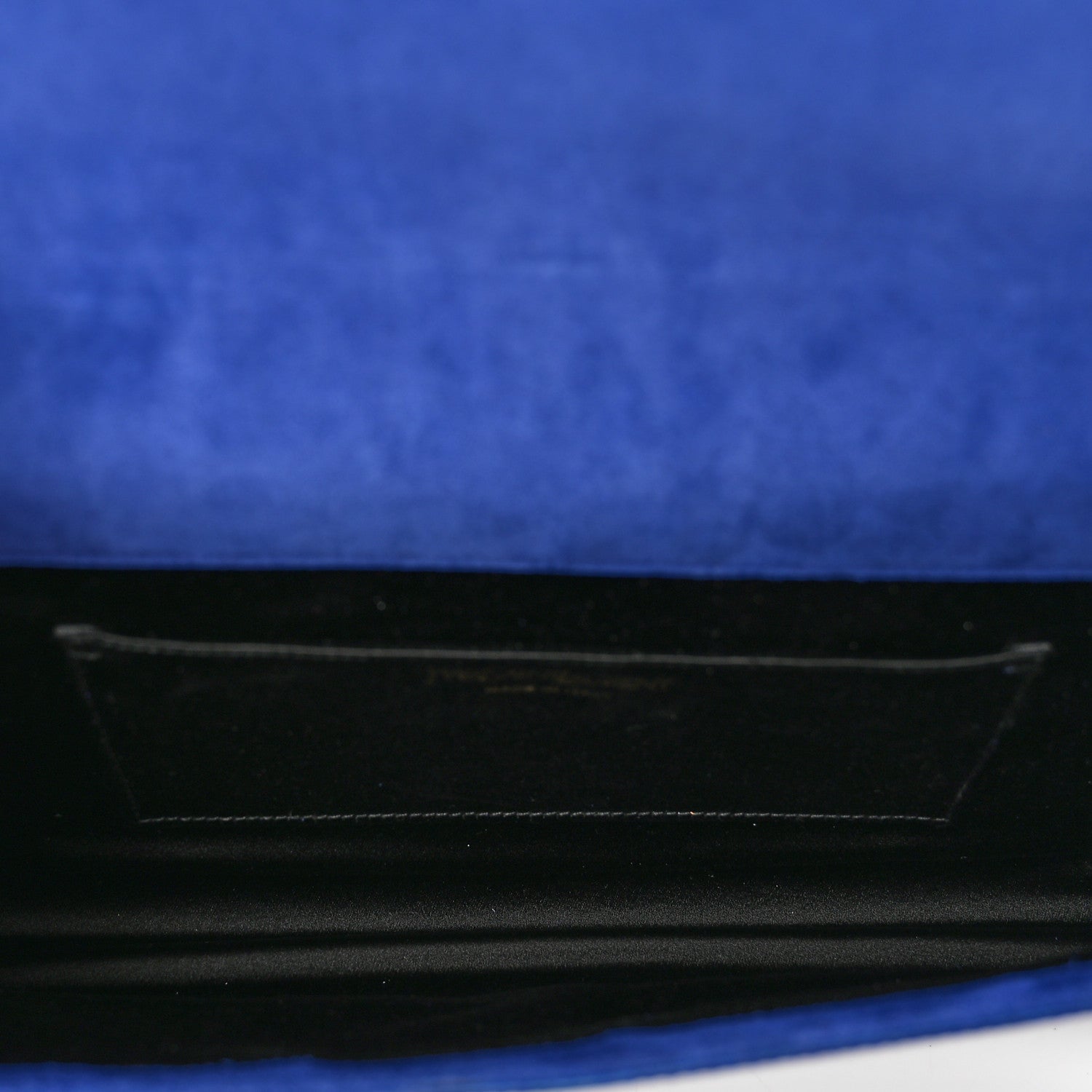 Saint Laurent Patent Calfskin Monogram Large Belle De Jour Clutch Royal Blue 5 of 8