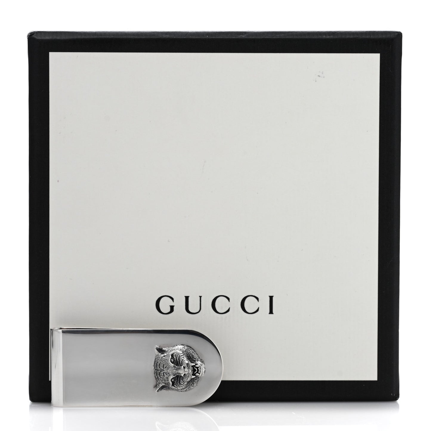Sterling Silver Tiger Head Money Clip