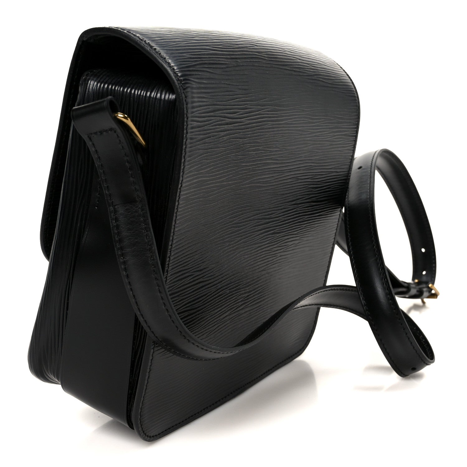 マーク Louis Vuitton ブラック レザー ケース Louis Vuitton Epi Cartouchiere 22 Black 1837379 – FASHIONPHILE