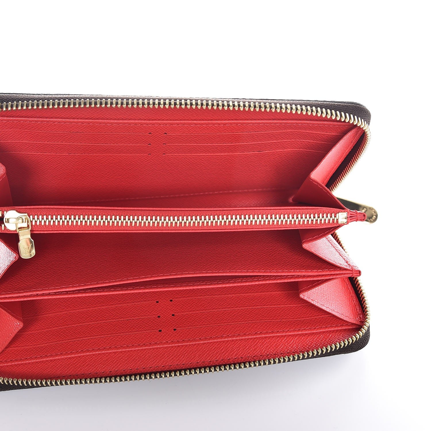 Louis Vuitton Damier Ebene 2016 Christmas Animation Zippy Wallet Rouge 5 of 7