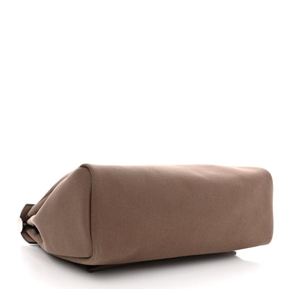 Hermes Vache Hunter Toile Herbag Zip Retourne 31 PM Etoupe Ebene 5 of 11