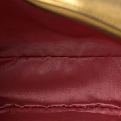 Gucci Metallic Calfskin Matelasse Studded Small Pearly GG Marmont Chain Shoulder Bag Gold 5 of 13