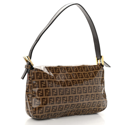 Fendi Vinyl Zucchino Baguette Tobacco 3 of 11