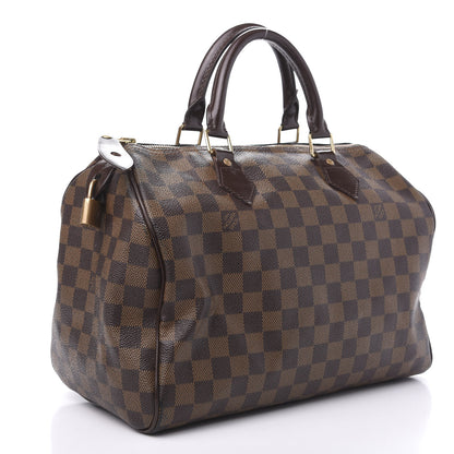 Louis Vuitton Damier Ebene Speedy 30 3 of 17