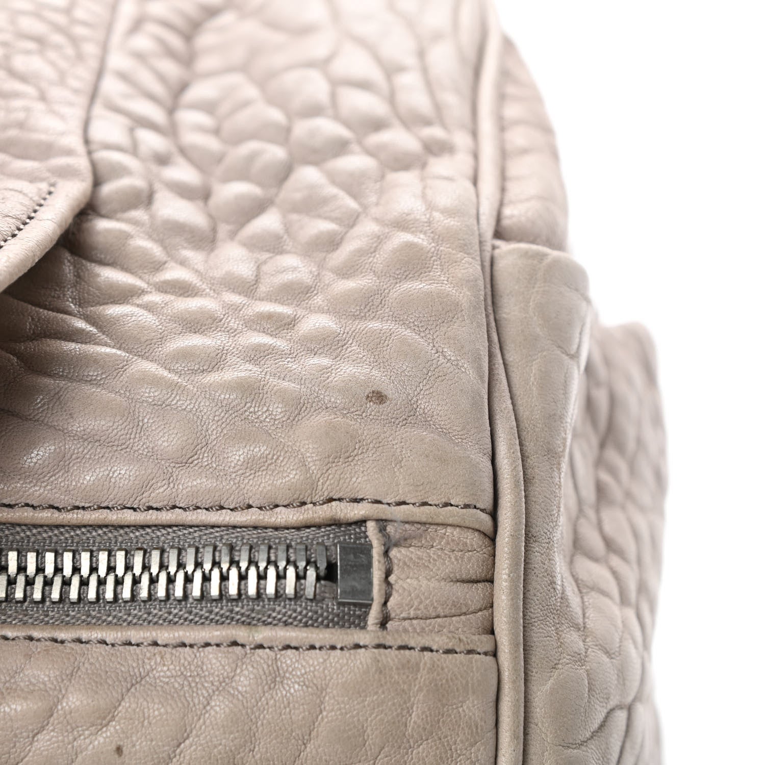 Alexander Wang Pebbled Lambskin Rocco Duffel Grey 15 of 16