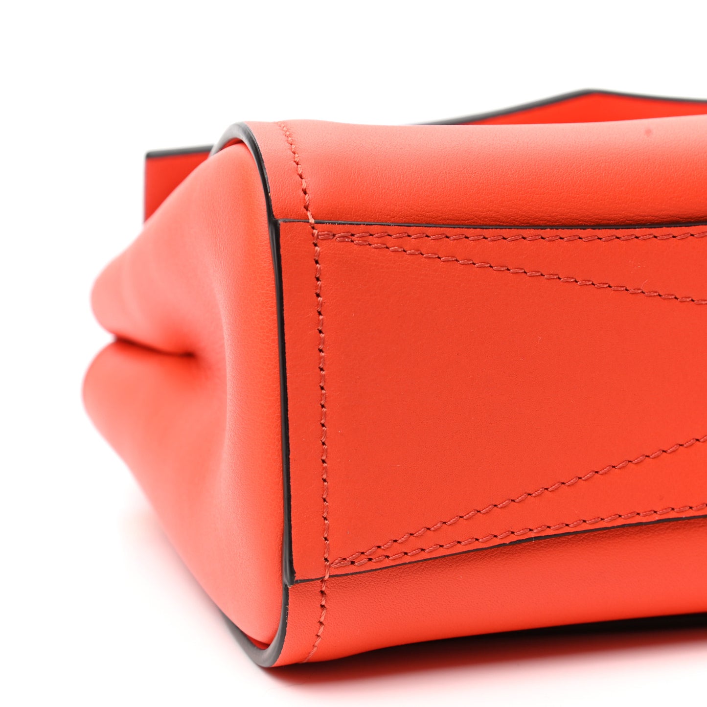 Calfskin Mini Mystic Shoulder Bag Tangerine