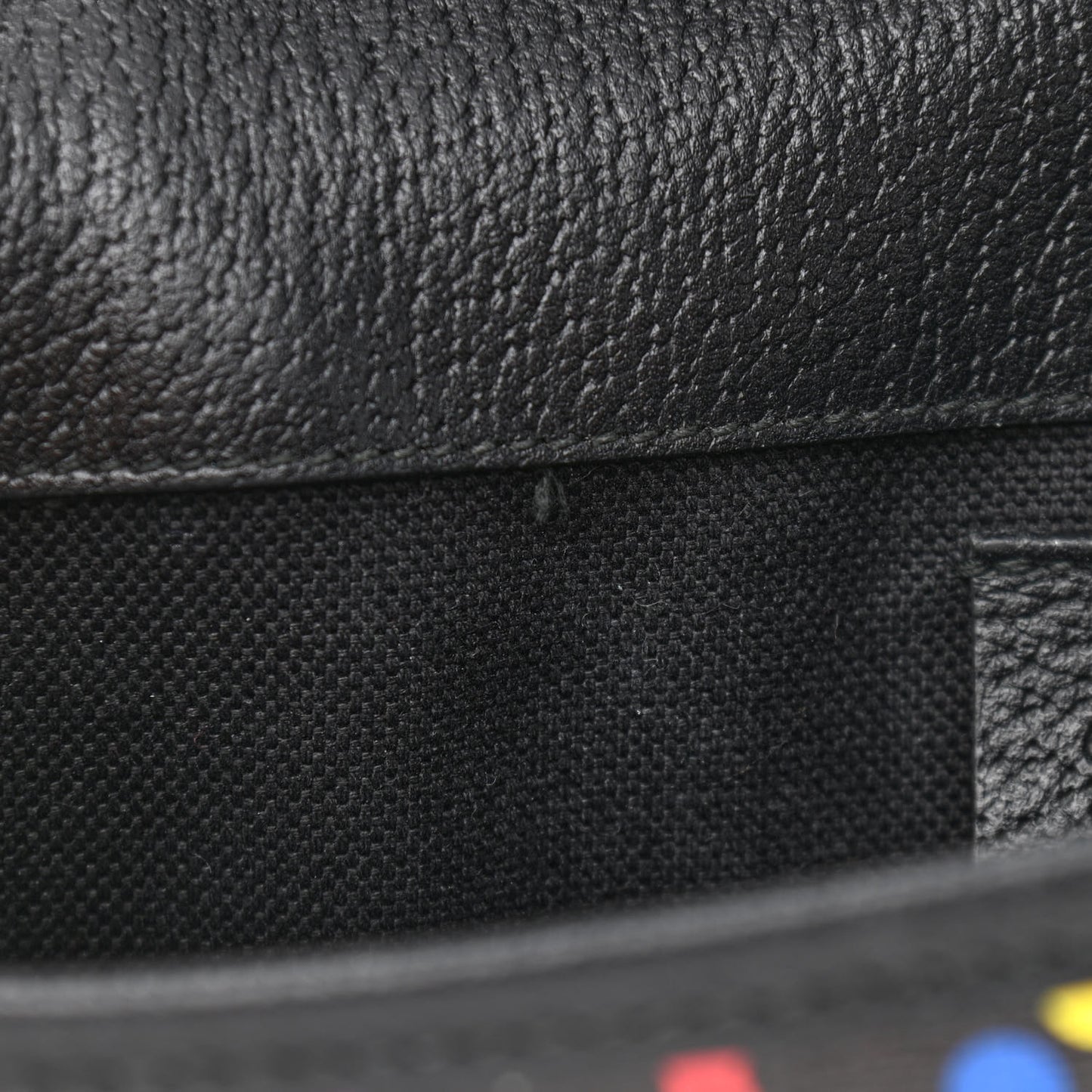 GG Supreme Monogram Psychedelic Slim Belt Bag Black