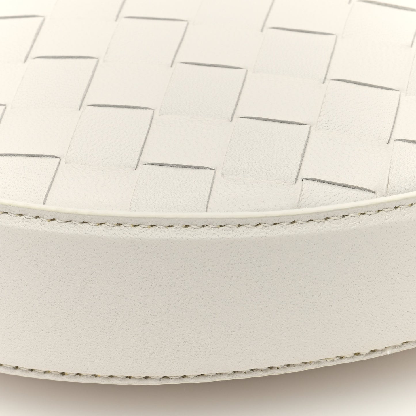Nappa Intrecciato Mini Sunrise Bag White