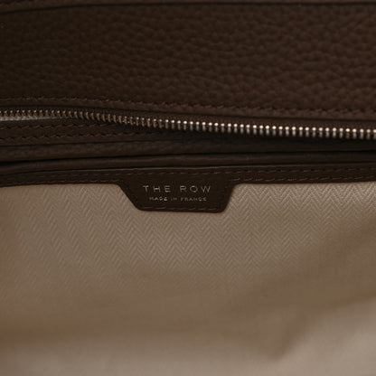 The Row Grained Calfskin Marlo 12 Tote Bag Dark Olive 6 of 9