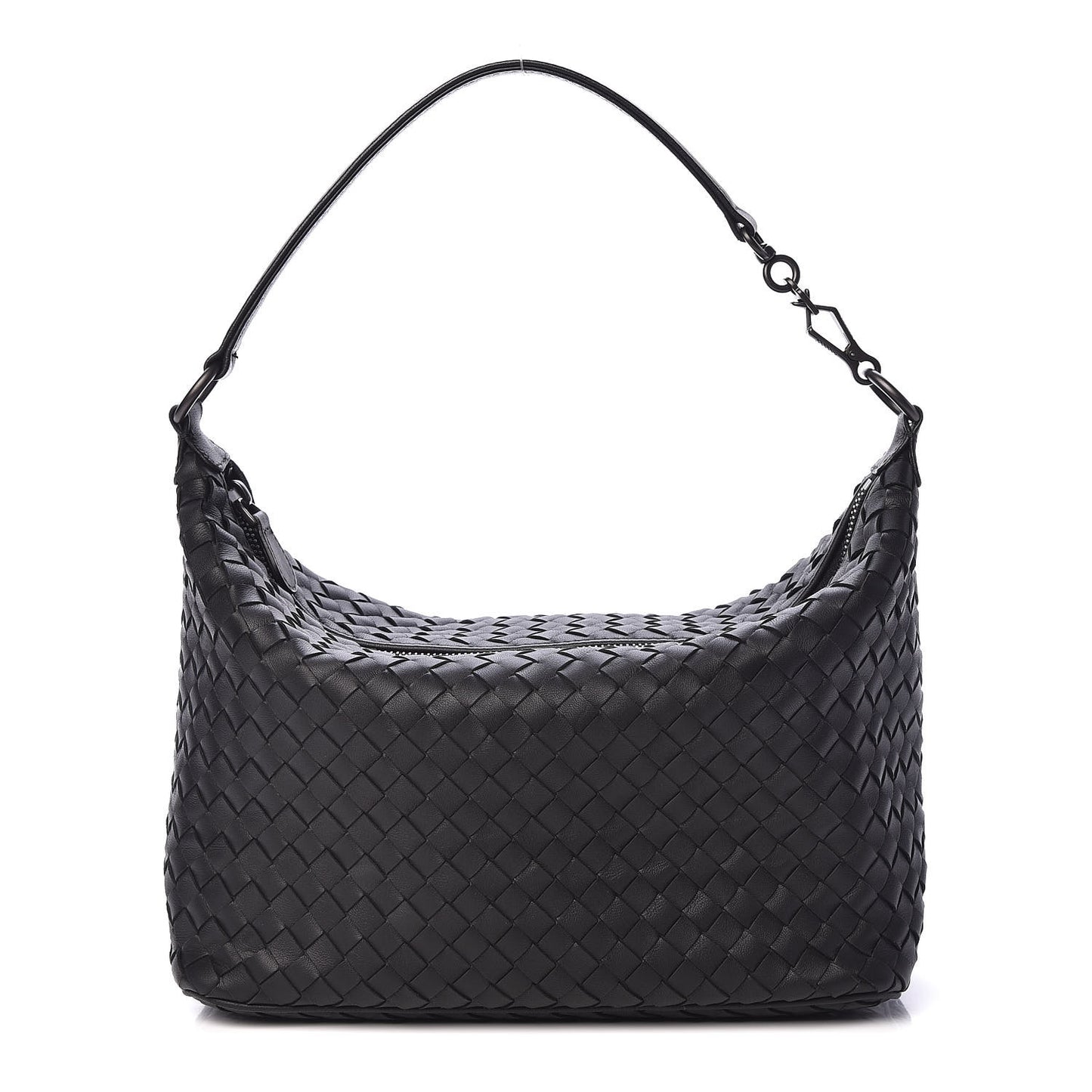Nappa Intrecciato Small Shoulder Bag Black