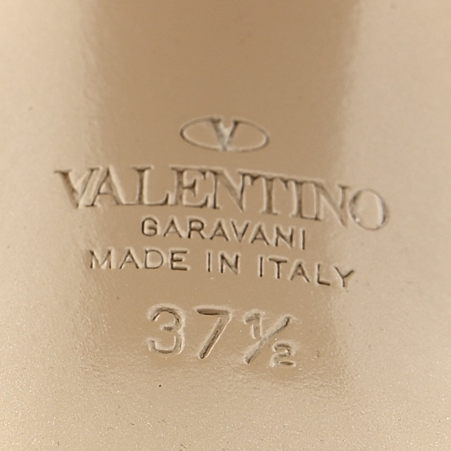 Valentino Garavani Calfskin Rockstud 60mm Caged Slide Sandals 37.5 Poudre 8 of 9
