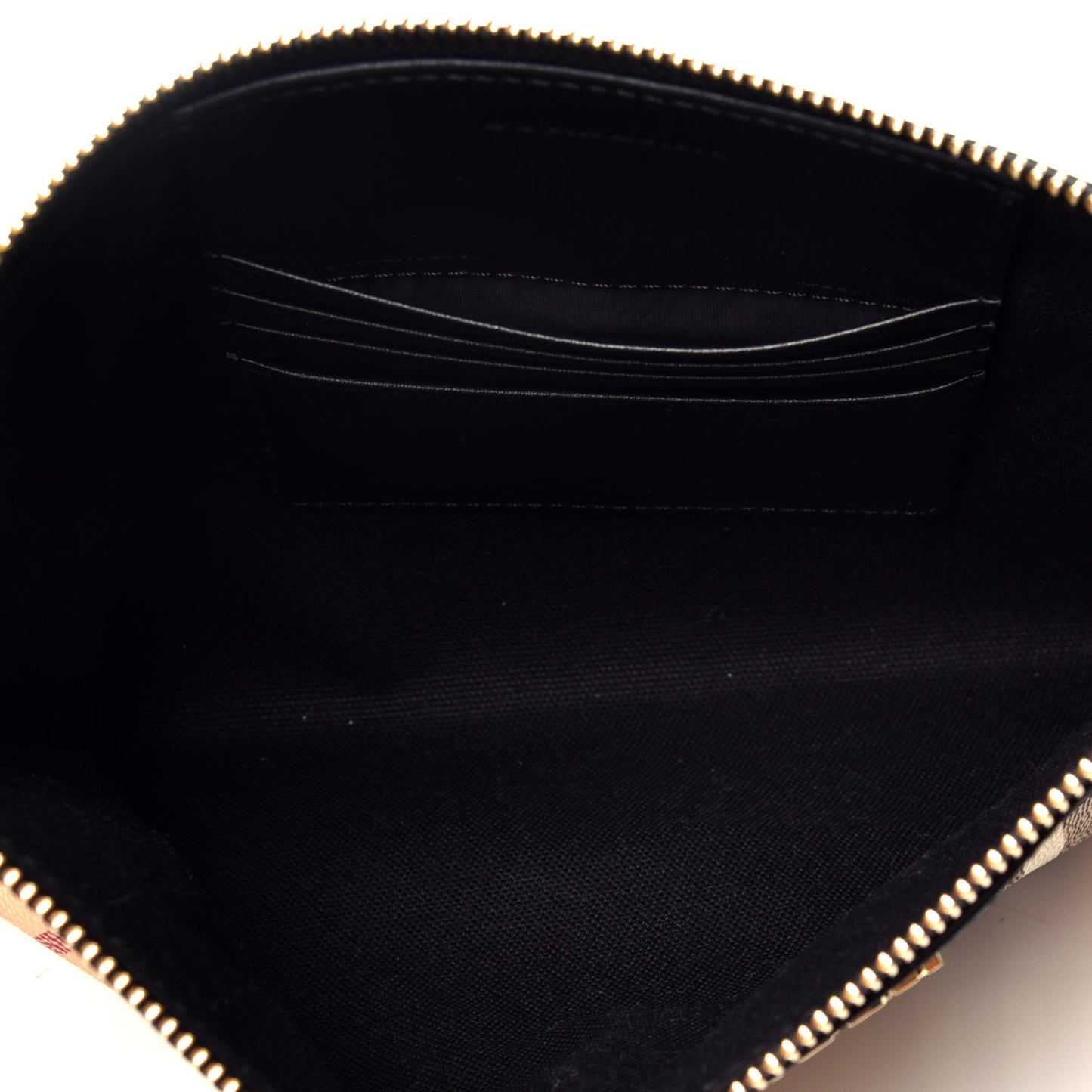 Haymarket Check Peyton Crossbody Clutch Bag Black
