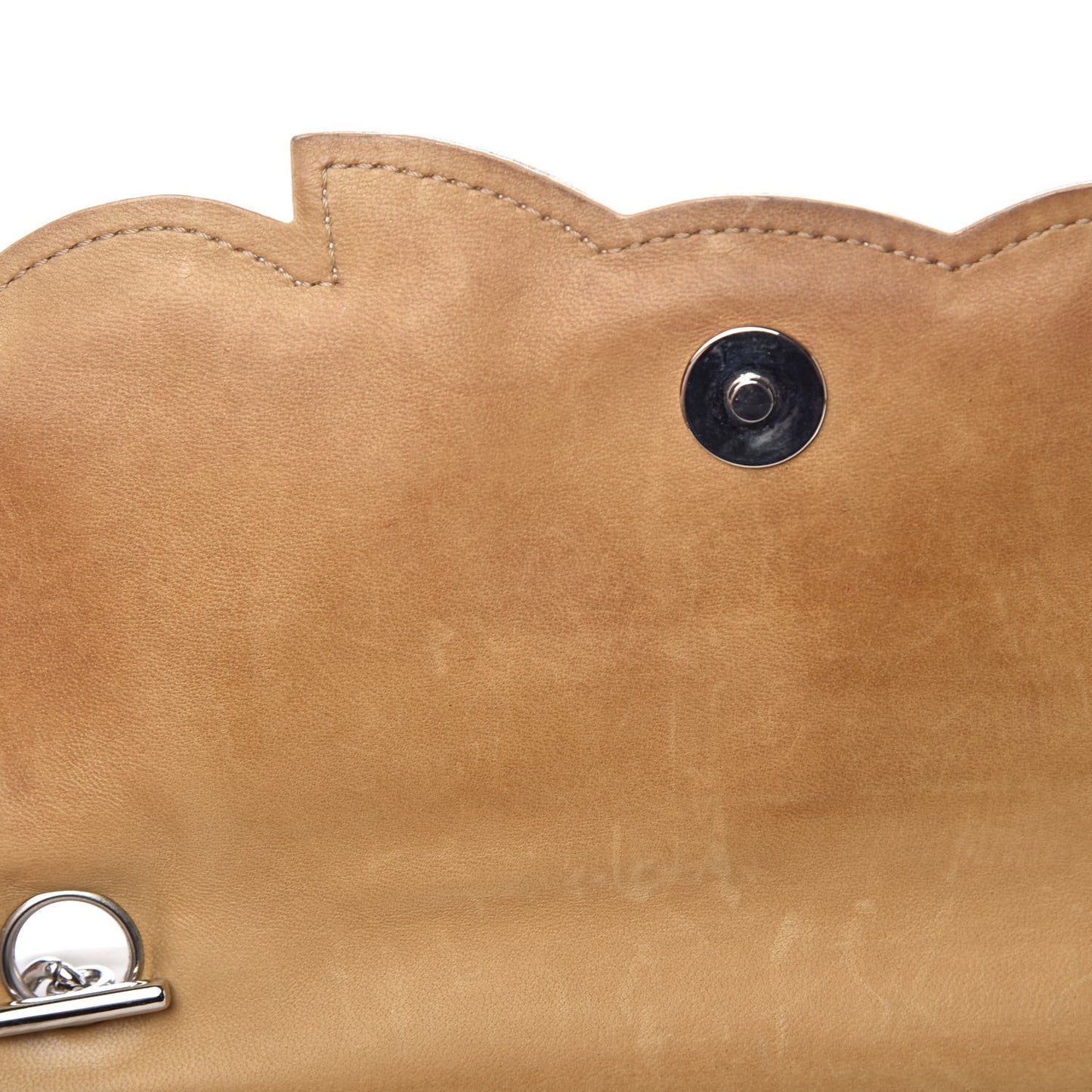 Canvas Camellia N°5 Flap Beige Brown