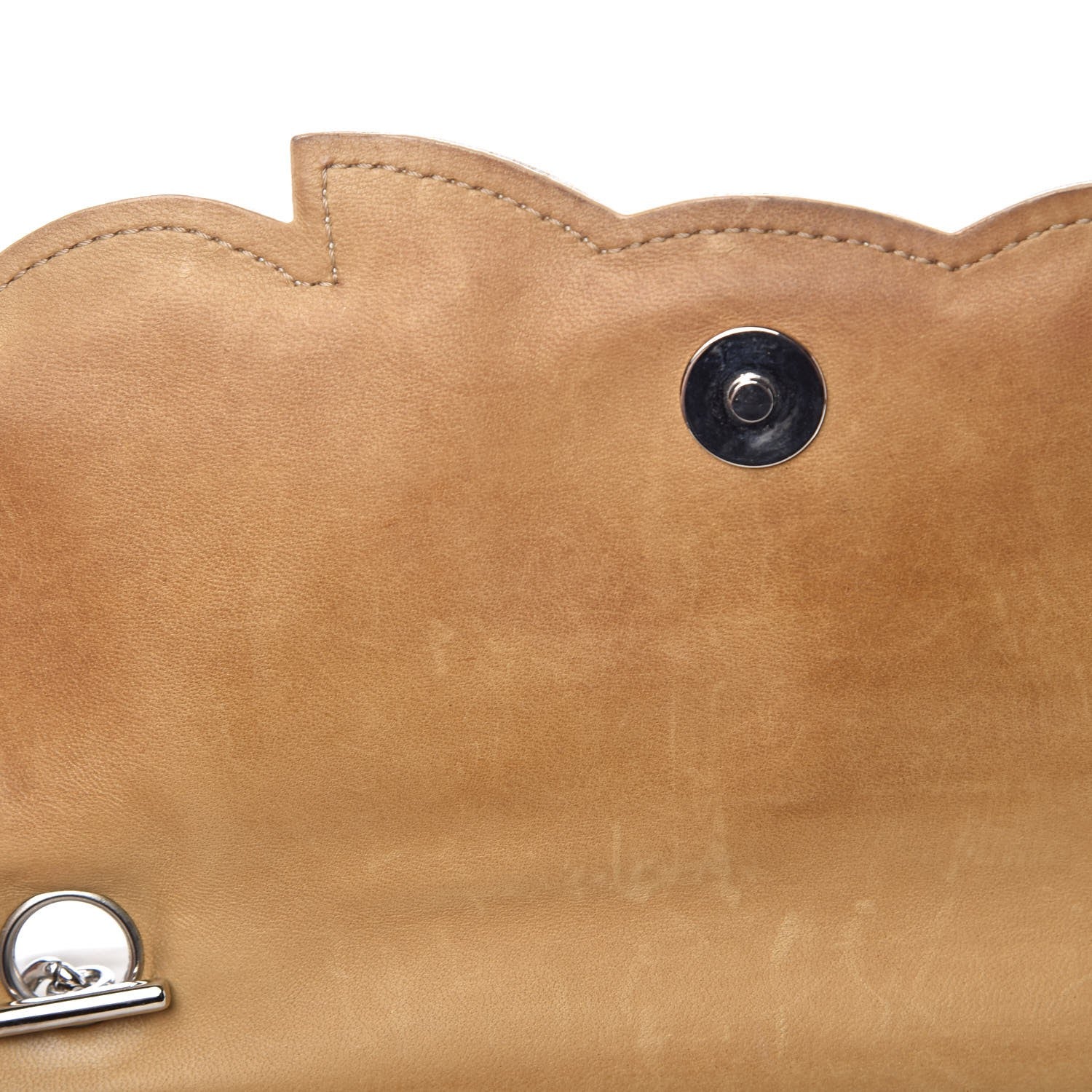 Chanel Canvas Camellia N°5 Flap Beige Brown 11 of 21