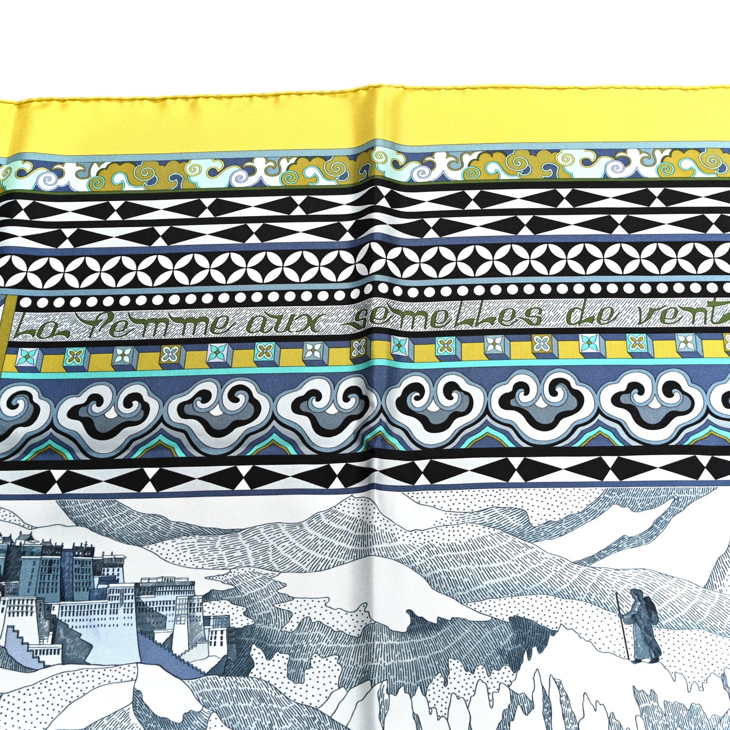 Silk La Femme Aux Semelles De Vent Scarf 90