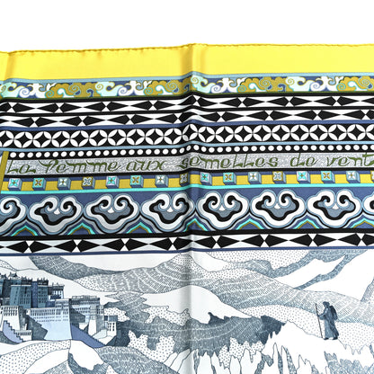 Hermes Silk La Femme Aux Semelles De Vent Scarf 90 5 of 5