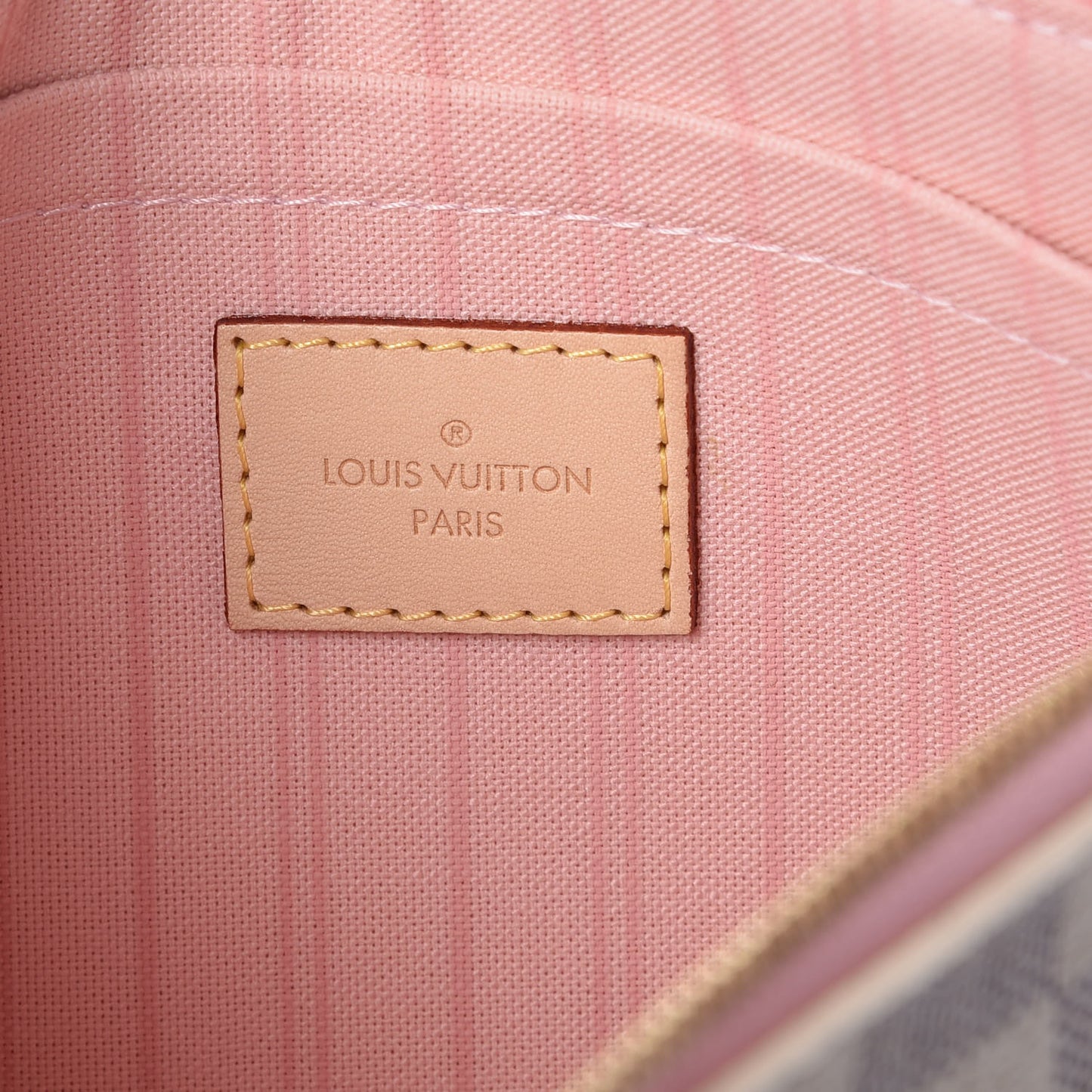 Damier Azur Neverfull MM GM Pochette Rose Ballerine