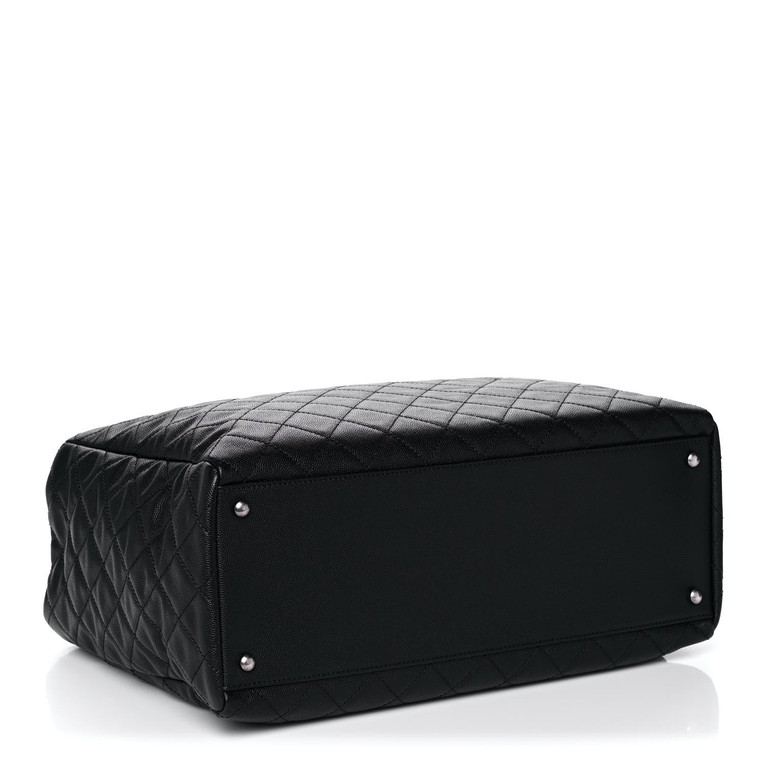 Chanel Caviar Quilted Large Coco Handle Shopping Tote Black 5 of 16