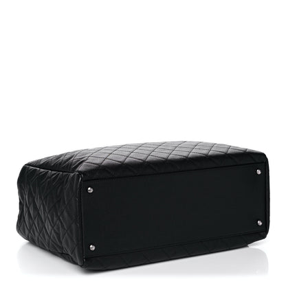 Chanel Caviar Quilted Large Coco Handle Shopping Tote Black 5 of 16