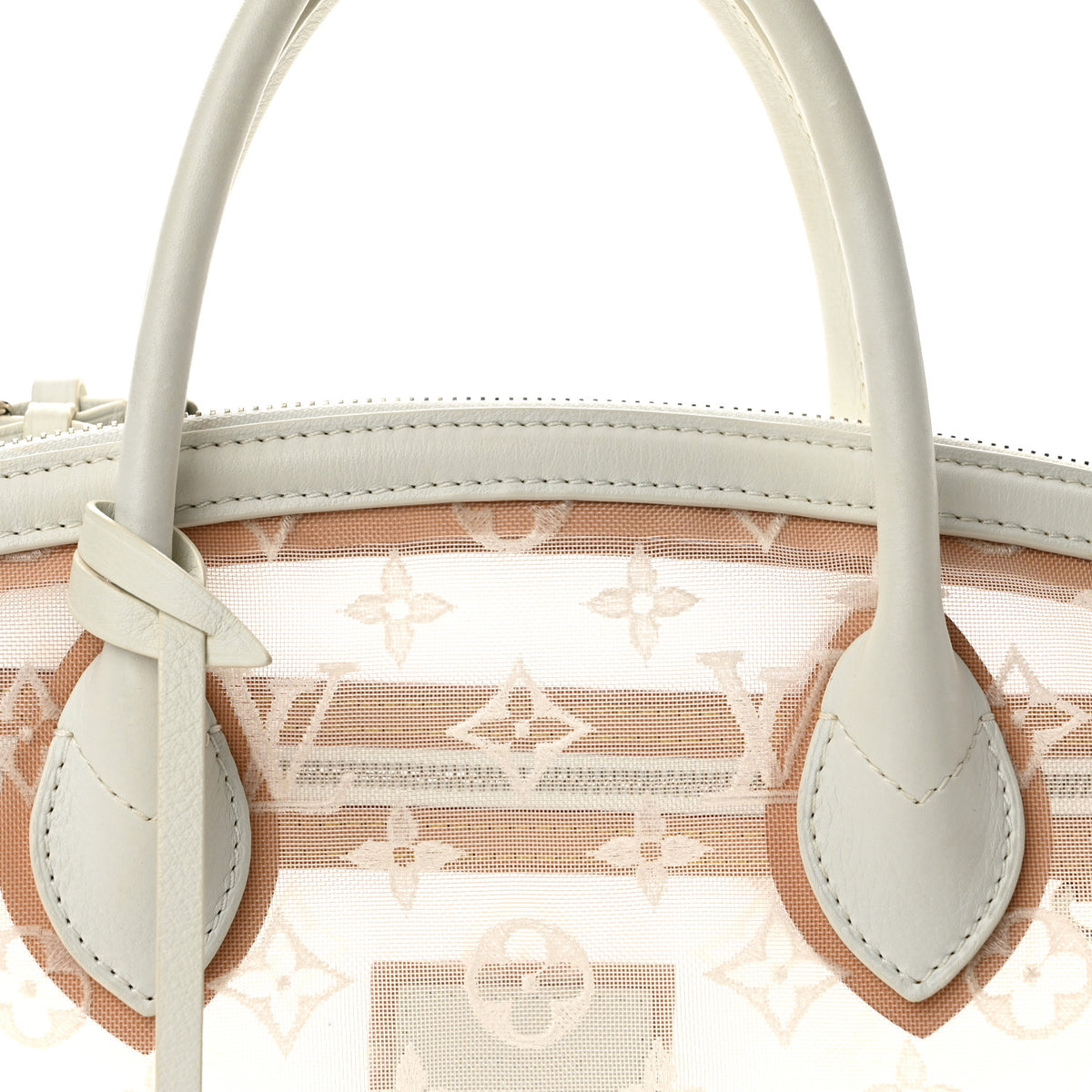 Monogram Transparence Lockit White