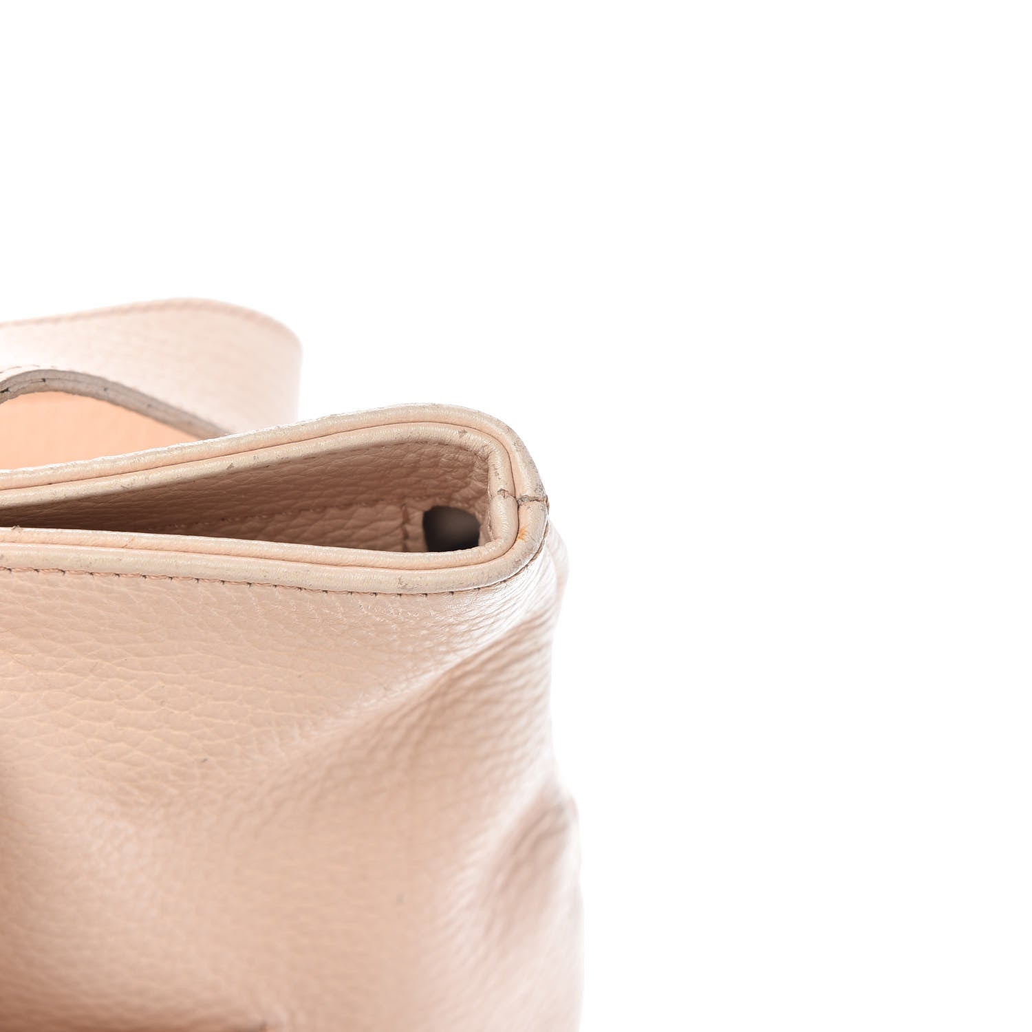 Burberry Calfskin House Check Toggle Shoulder Bag Light Nude 13 of 15
