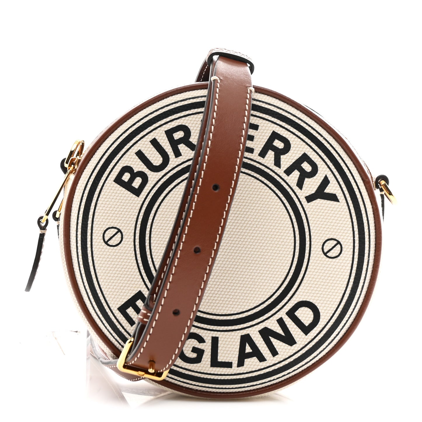 Canvas Calfskin Louise Bag Natural