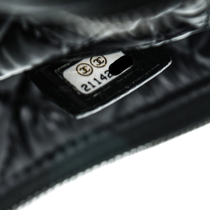 Chanel Lambskin Quilted Medium Boy Cosmetic Case Black 7 of 7