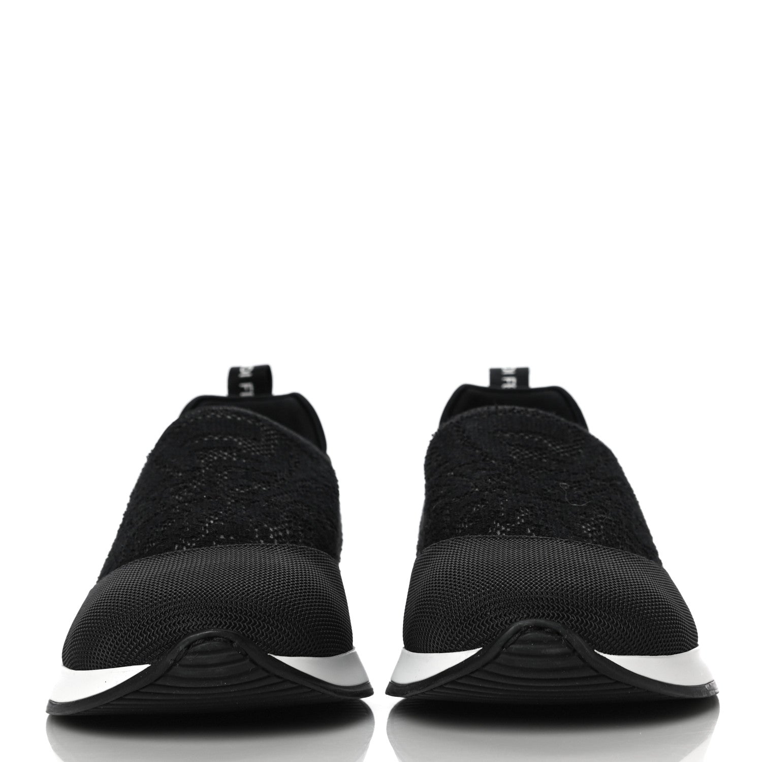 Fendi X SARAH COLEMAN Mesh FF Vertigo Runner Slip On Sneakers 36 Black 2 of 13