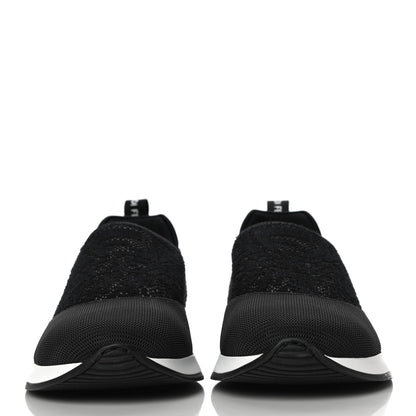 Fendi X SARAH COLEMAN Mesh FF Vertigo Runner Slip On Sneakers 36 Black 2 of 13
