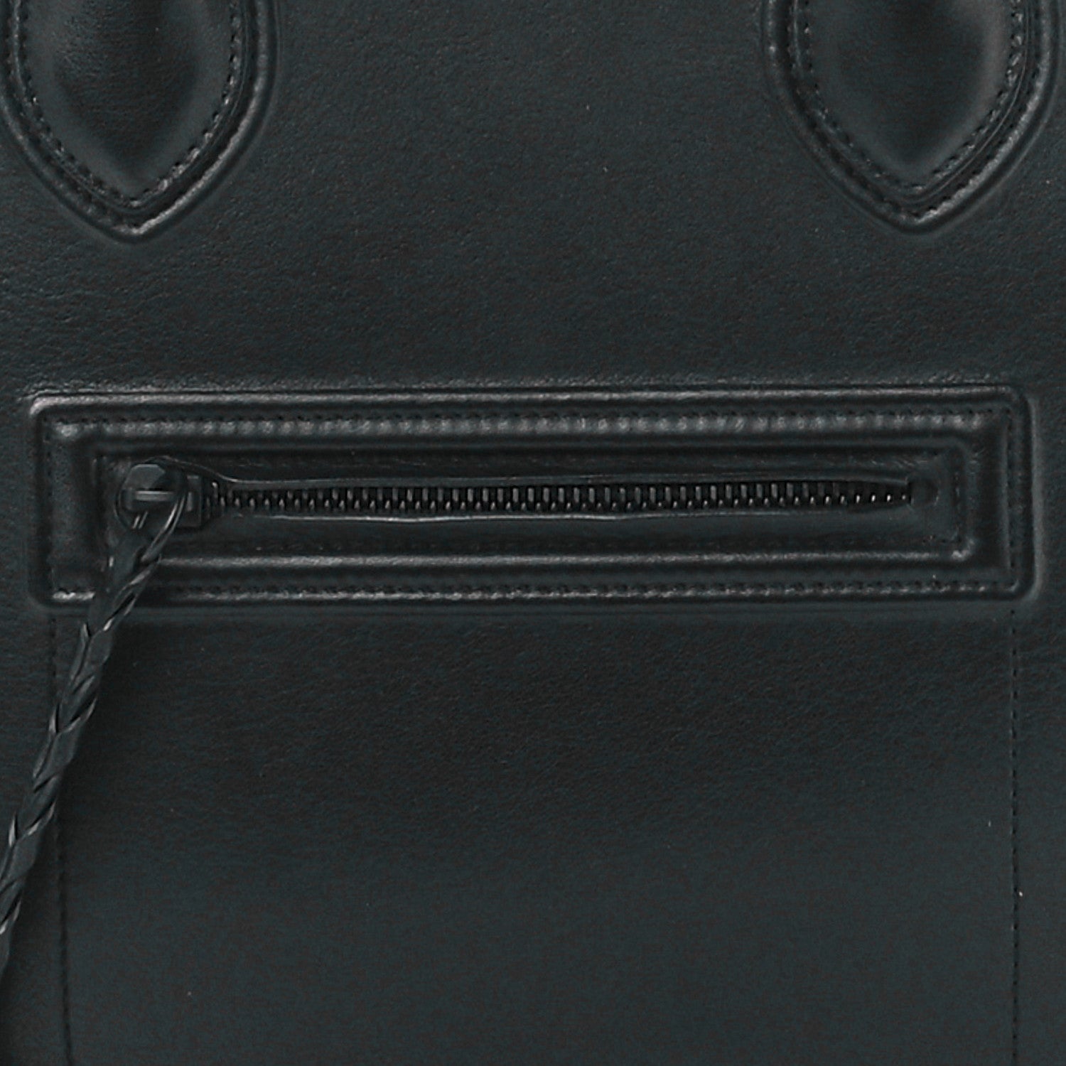Celine Grained Calfskin Medium Phantom Luggage Black 9 of 13