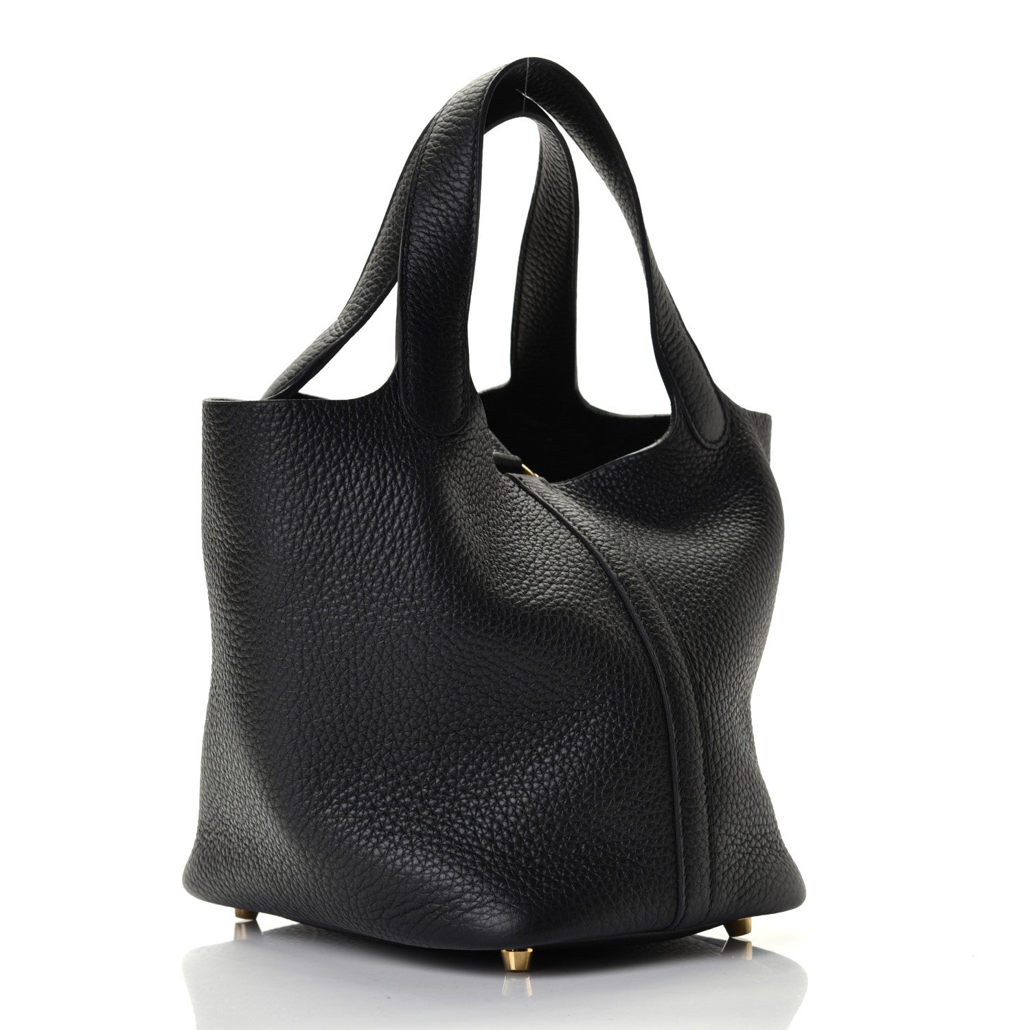 Hermes Taurillon Clemence Picotin Lock 18 PM Black 2 of 5