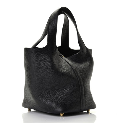 Hermes Taurillon Clemence Picotin Lock 18 PM Black 2 of 5