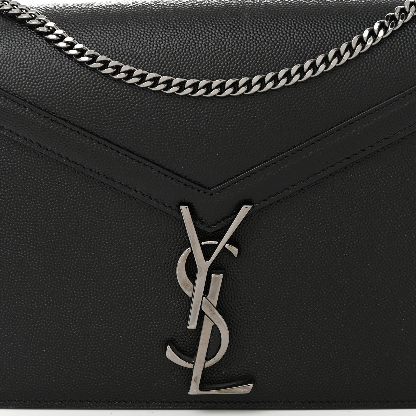Grain De Poudre Monogram Cassandra Clasp Bag Black