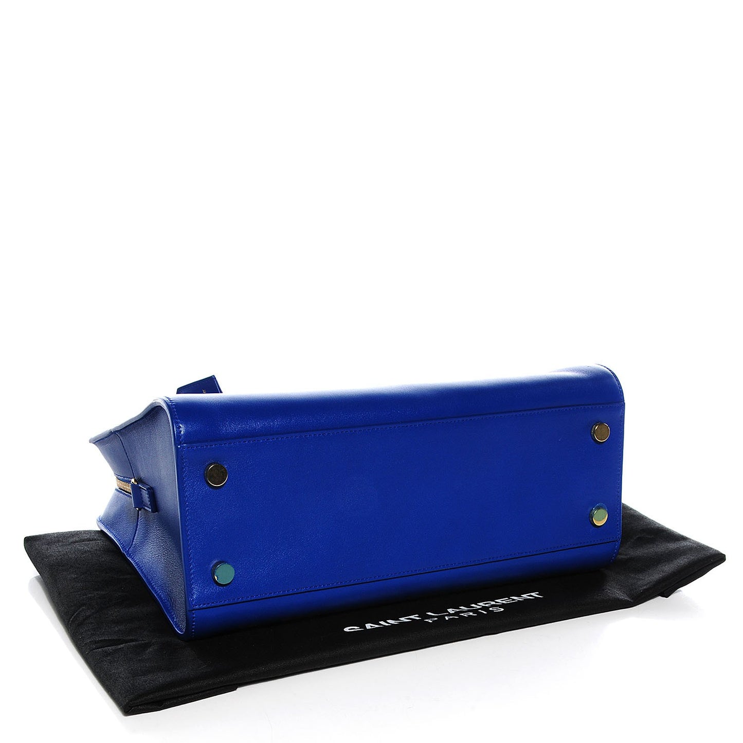 Calfskin Small Monogram Cabas Blue