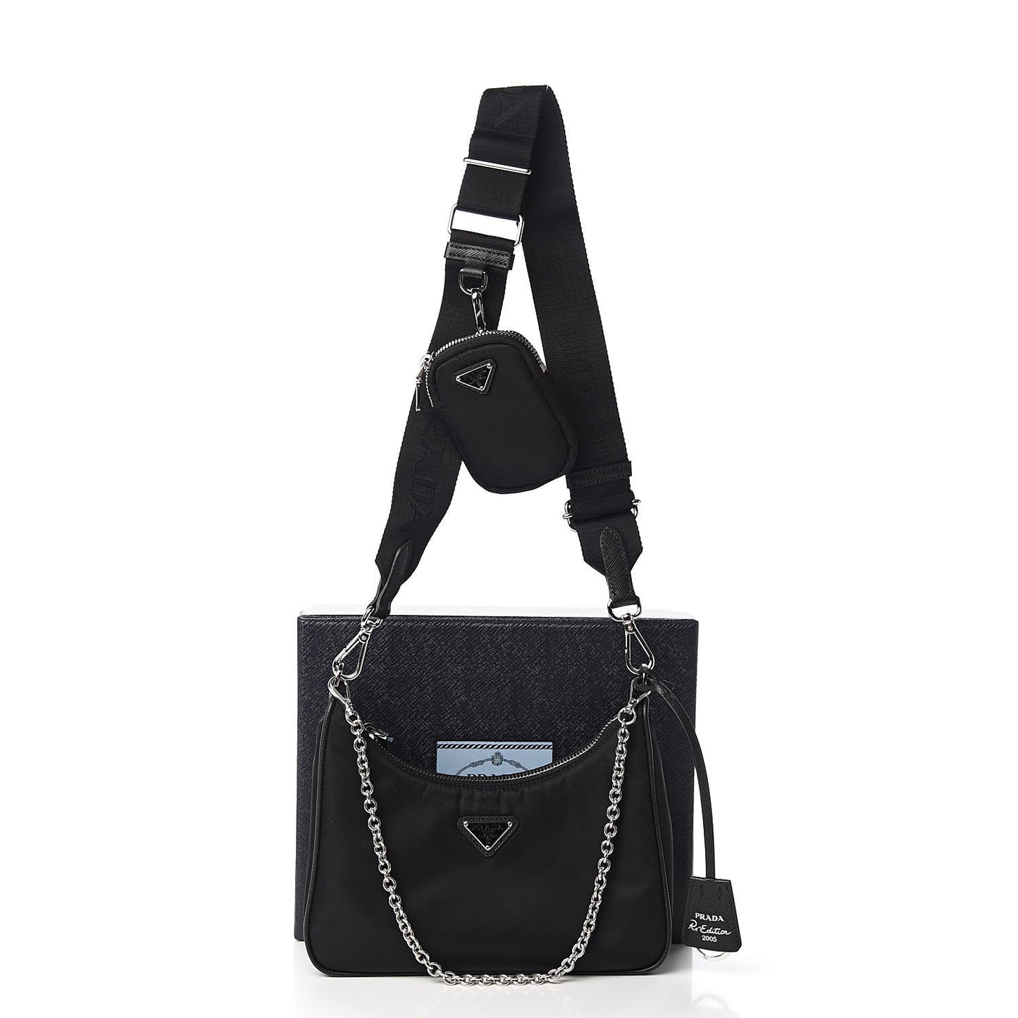 Nylon Re-Edition 2005 Shoulder Bag Black