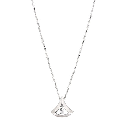Bulgari 18K White Gold Diamond Divas' Dream Openwork Necklace 1 of 6